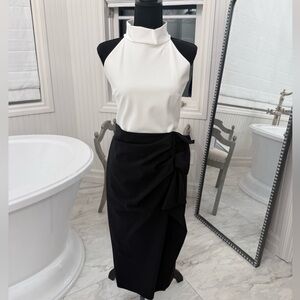 Chiara Boni Black and White Dress